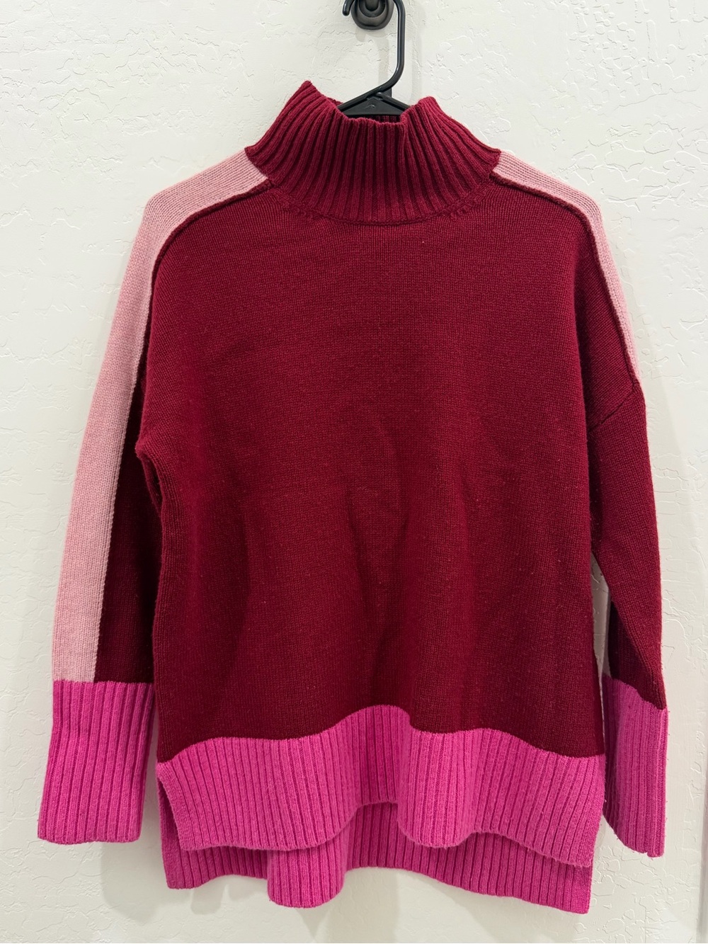 Boden Pink Jessica Oversized Wool Jumper XS